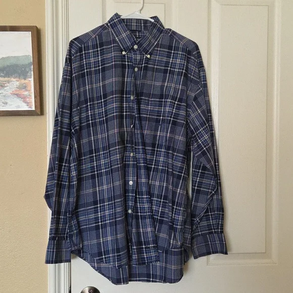 Nautica Classic Fit Long-sleeve Plaid Button-down Shirt - Picture 2 of 5